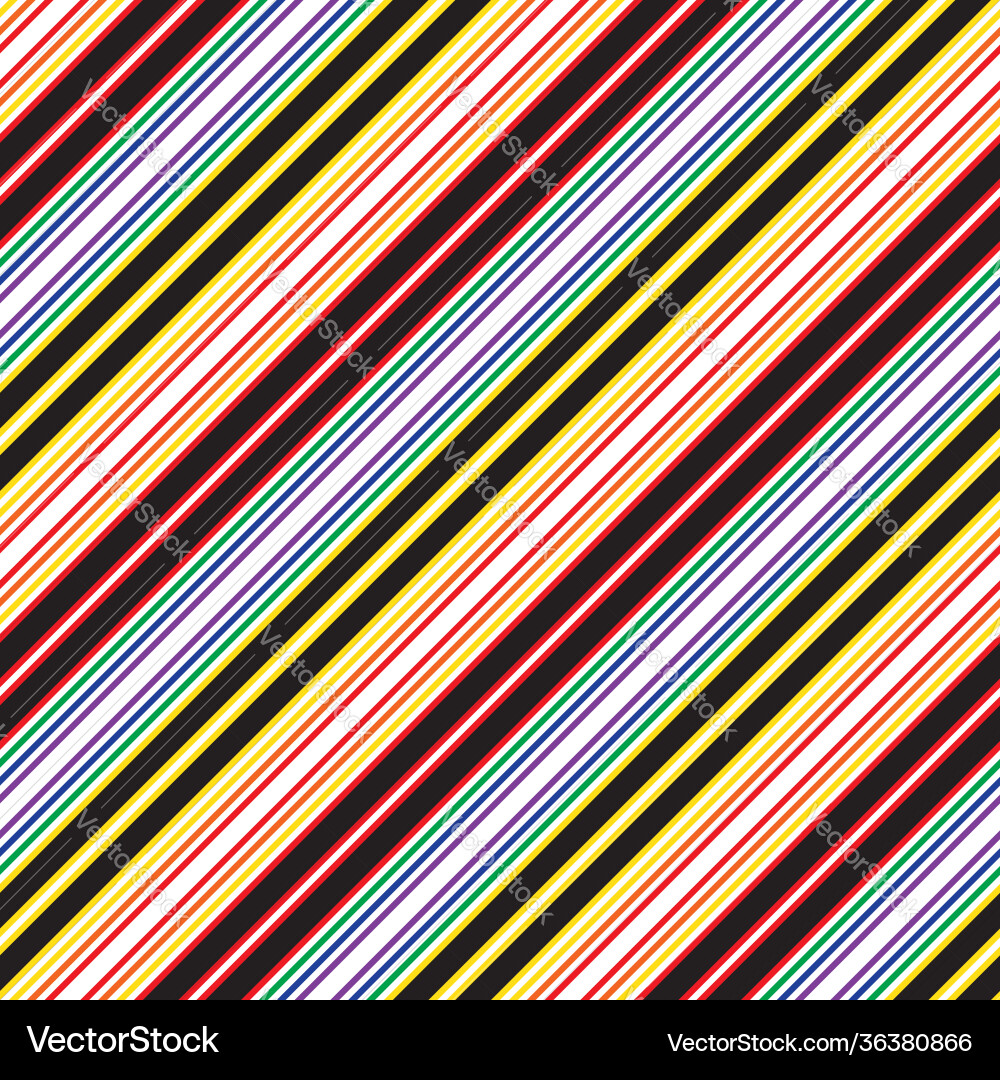 Rainbow stripe seamless pattern background Rainbow stripe seamless pattern background vector image