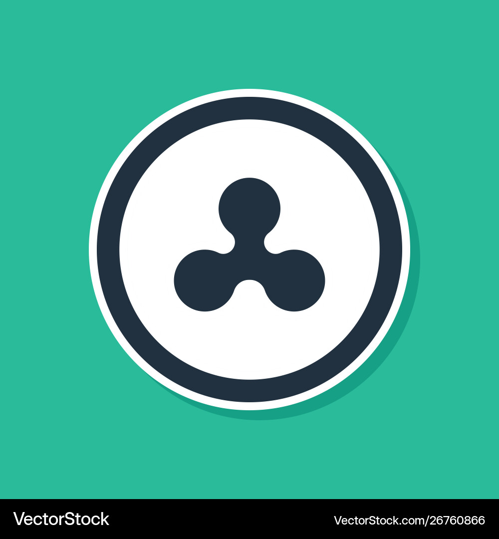 Ripple XRP Cryptocurrency Icon – Royalty-Free Vector | VectorStock