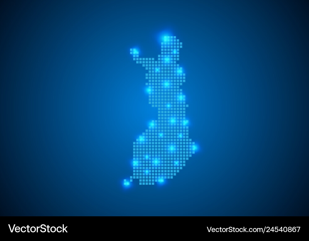 Abstract blue background with map internet line Abstract blue background with map internet line vector image