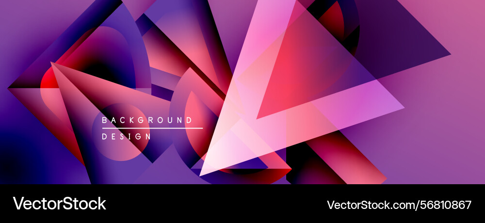 Abstract geometric shapes overlap creating Abstract geometric shapes overlap creating vector image