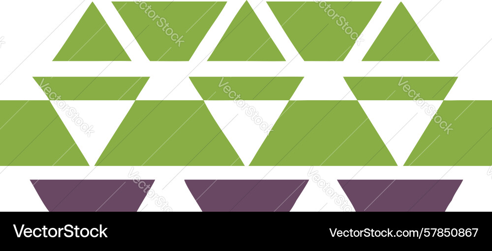 Abstract stacked triangle pattern geometric Vector Image