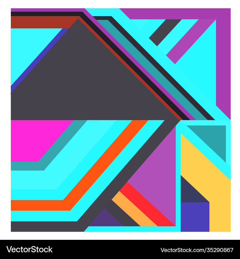Colorful geometric and curve background pattern Colorful geometric and curve background pattern Vector Image