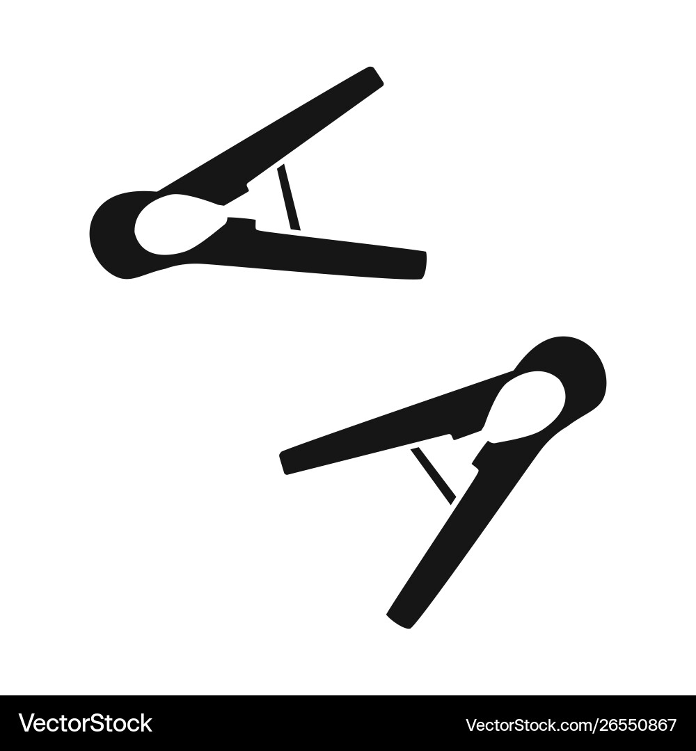 Isolated object clothespin and drying icon set vector image