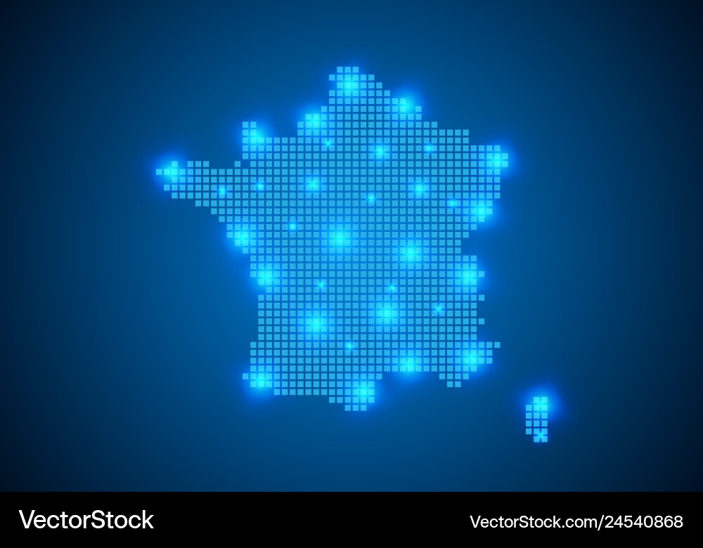 Abstract blue background with map internet line Abstract blue background with map internet line vector image