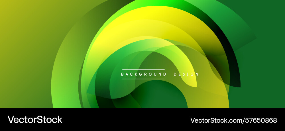 Abstract green yellow layers create dynamic Abstract green yellow layers create dynamic vector image