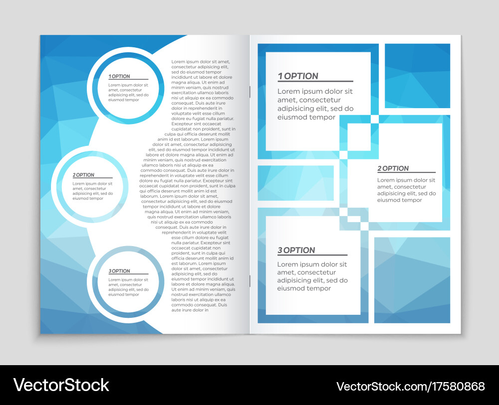Abstract layout background set for art vector image