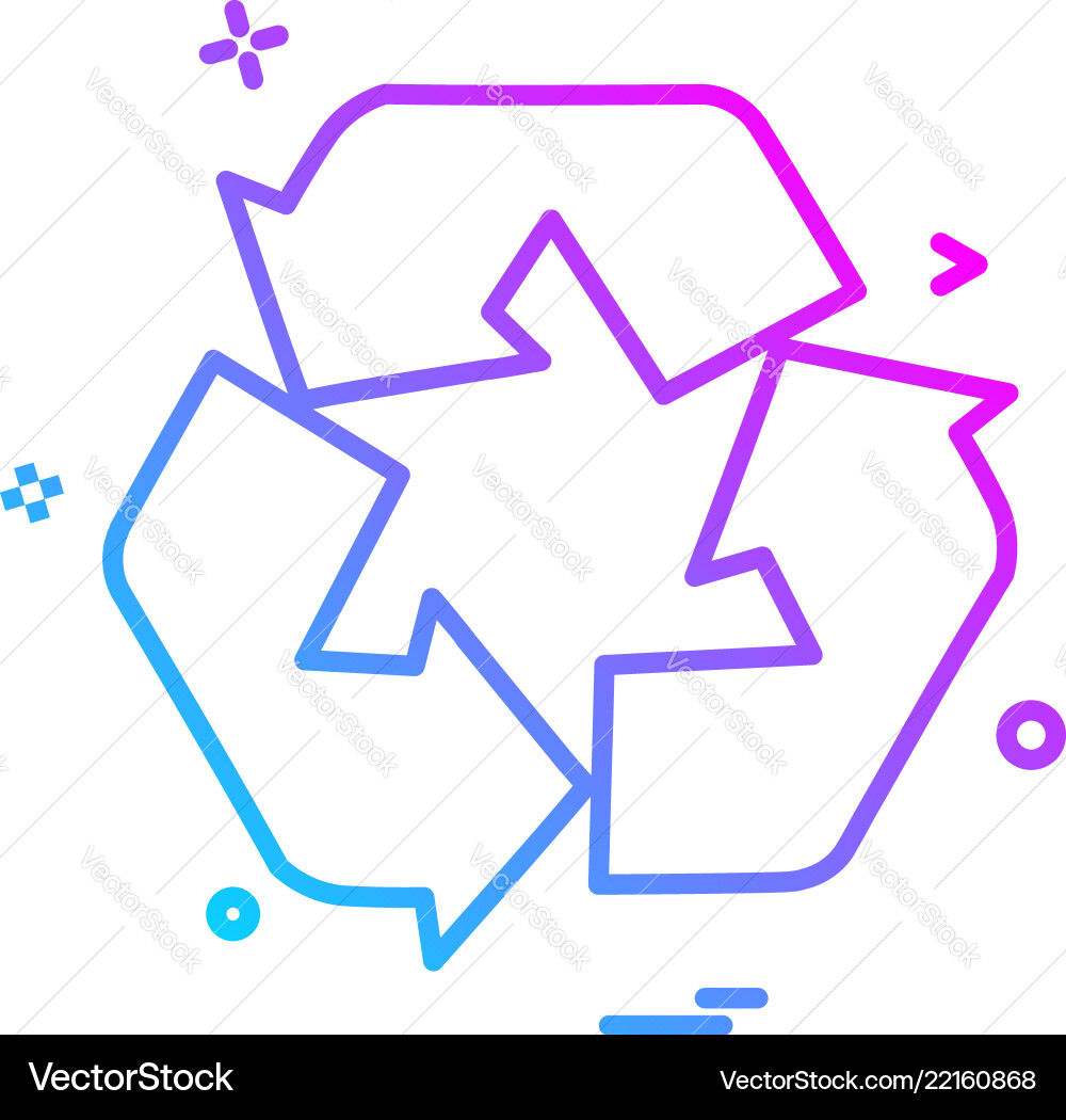 Arrow line loop rotate icon Arrow line loop rotate icon vector image