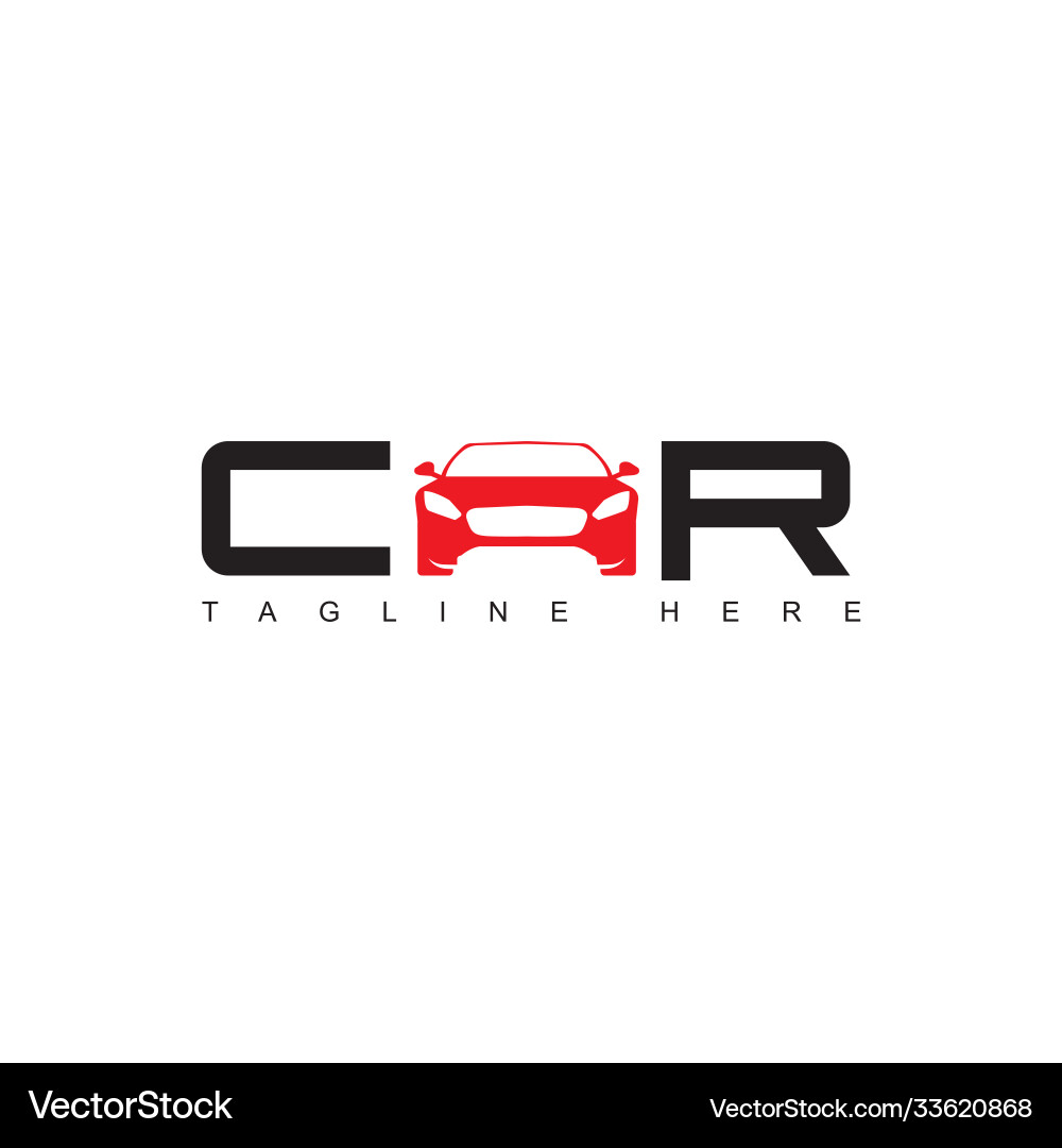 Car Symbol Logo Template Vector Image