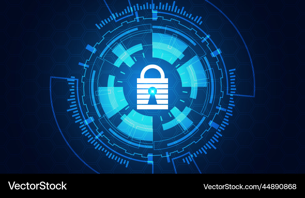 Cybersecurity Network Security vector image
