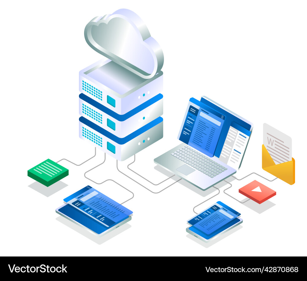 Smartphone app test and maintenance developer vector image