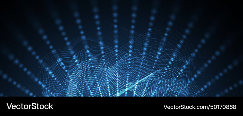 Technology network background science Technology network background science vector image