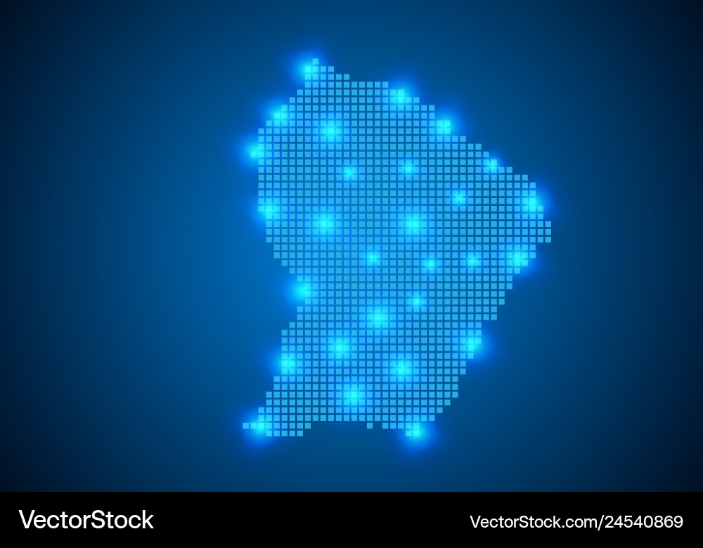 Abstract blue background with map internet line Abstract blue background with map internet line vector image