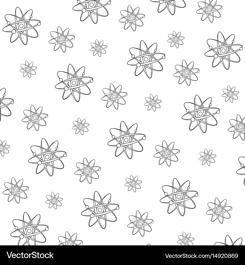 Atom science symbol Royalty Free Vector Image - VectorStock
