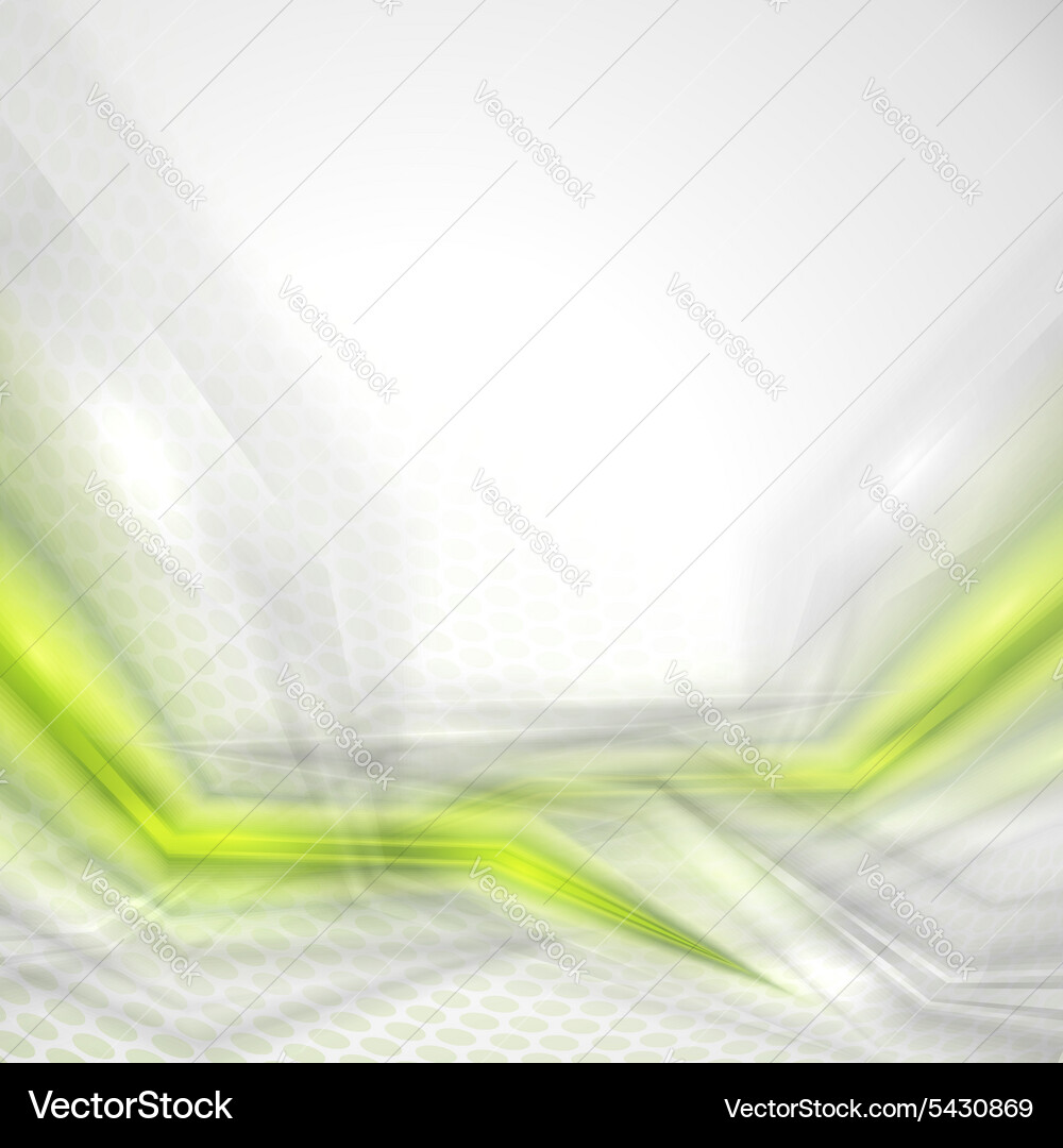 Dynamic Angular Green Background vector image