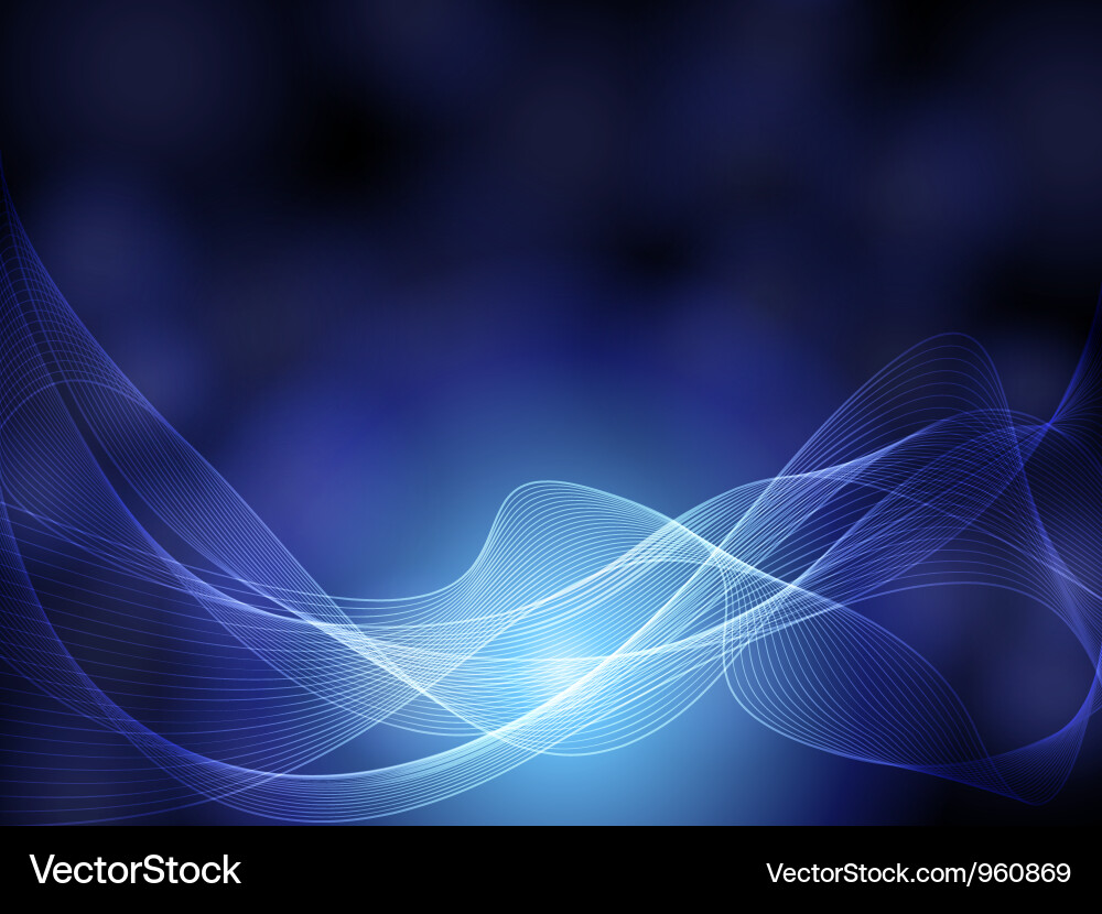 Dynamic Blue Abstract Background Vector Image