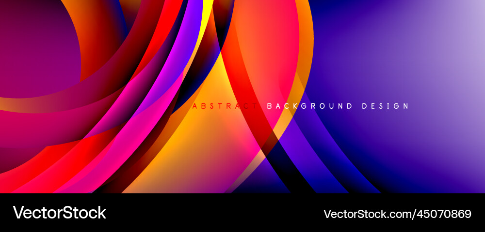 Dynamic Color Gradient Background vector image