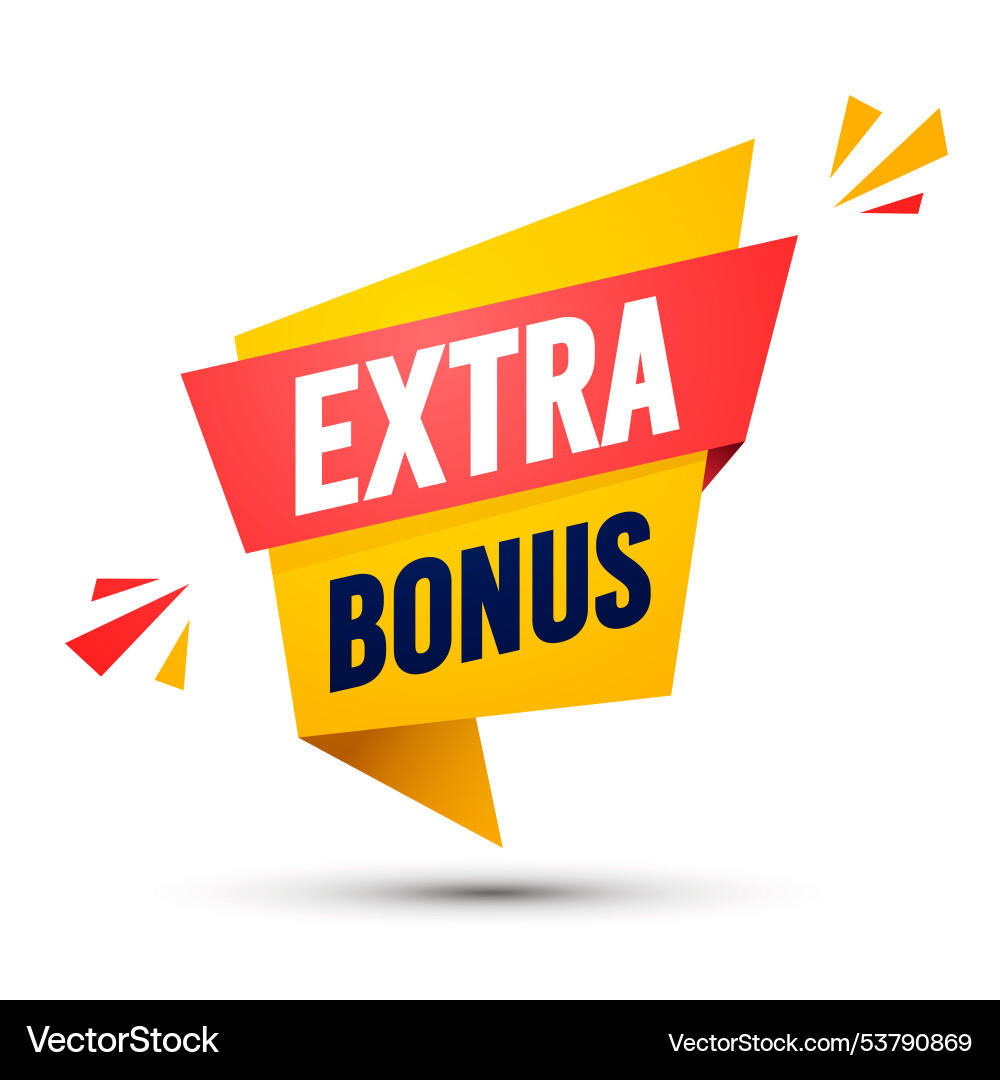 Dynamic flag pin with text extra bonus Dynamic flag pin with text extra bonus vector image