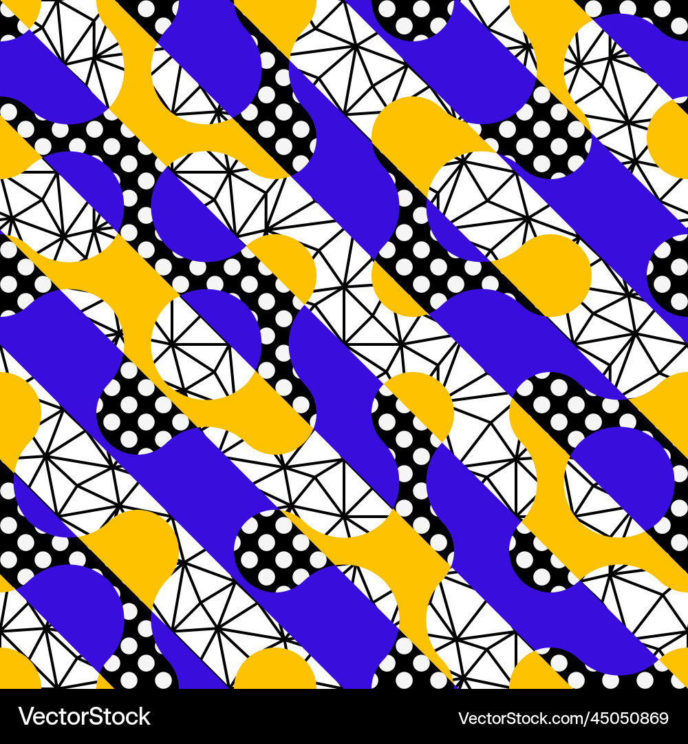 Geometric abstract pattern intersection style Geometric abstract pattern intersection style vector image