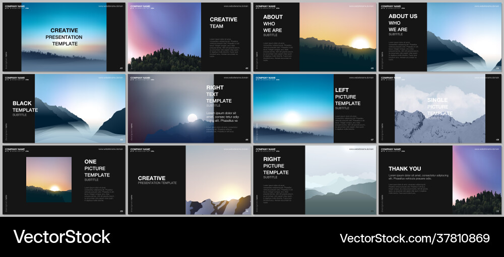 Presentation design templates multipurpose Presentation design templates multipurpose vector image
