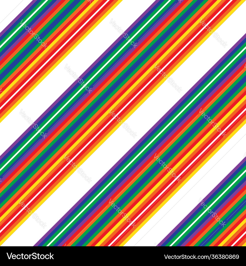 Rainbow stripe seamless pattern background Rainbow stripe seamless pattern background Vector Image