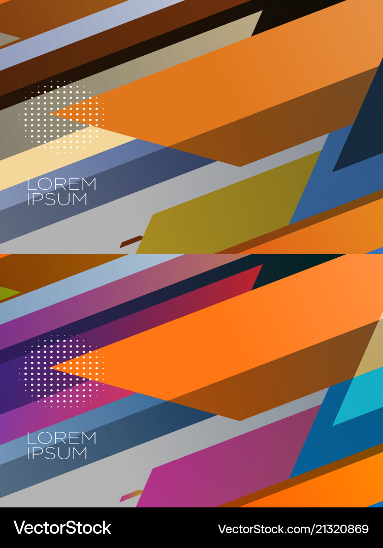 Smooth abstract colorful backgrounds set - eps10 Vector Image