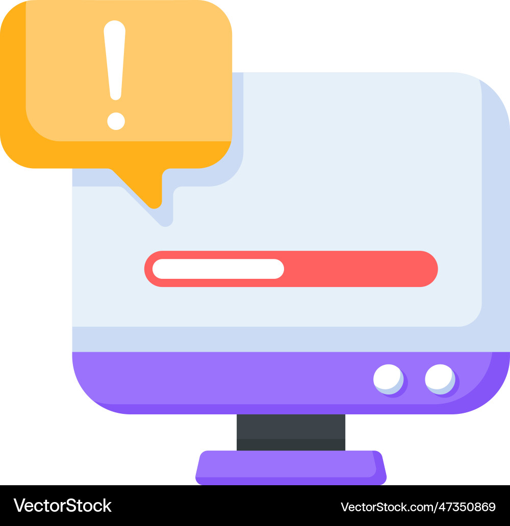 System error Vector Image