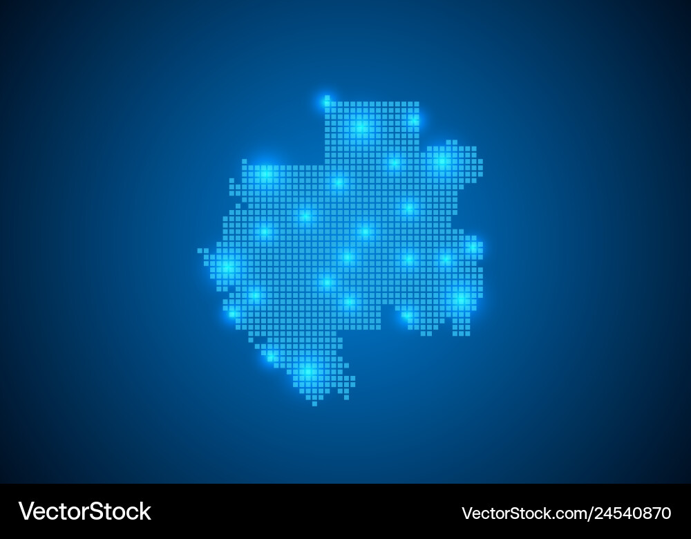 Abstract blue background with map internet line Abstract blue background with map internet line vector image