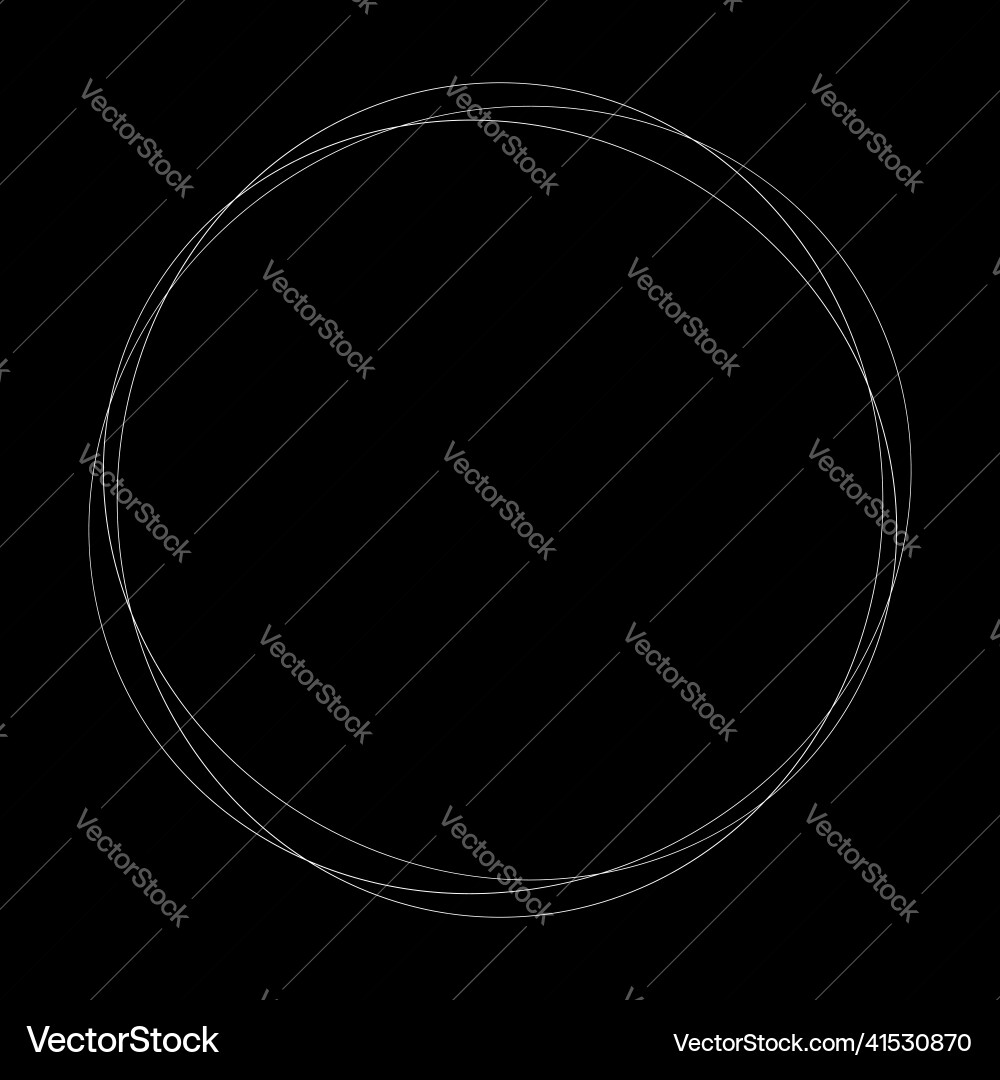 Abstract random circles geometric circular element Vector Image