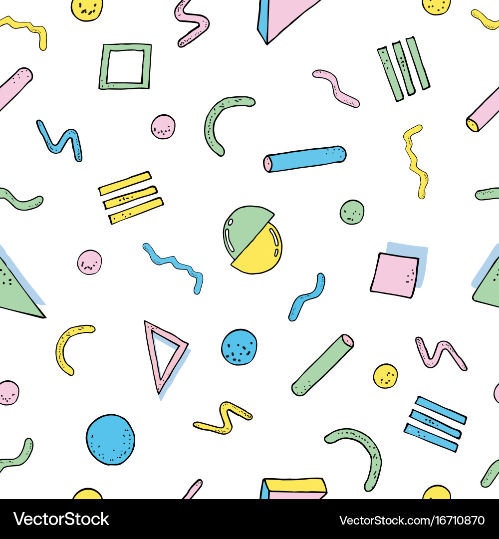 Modern abstract design pattern retro style Vector Image
