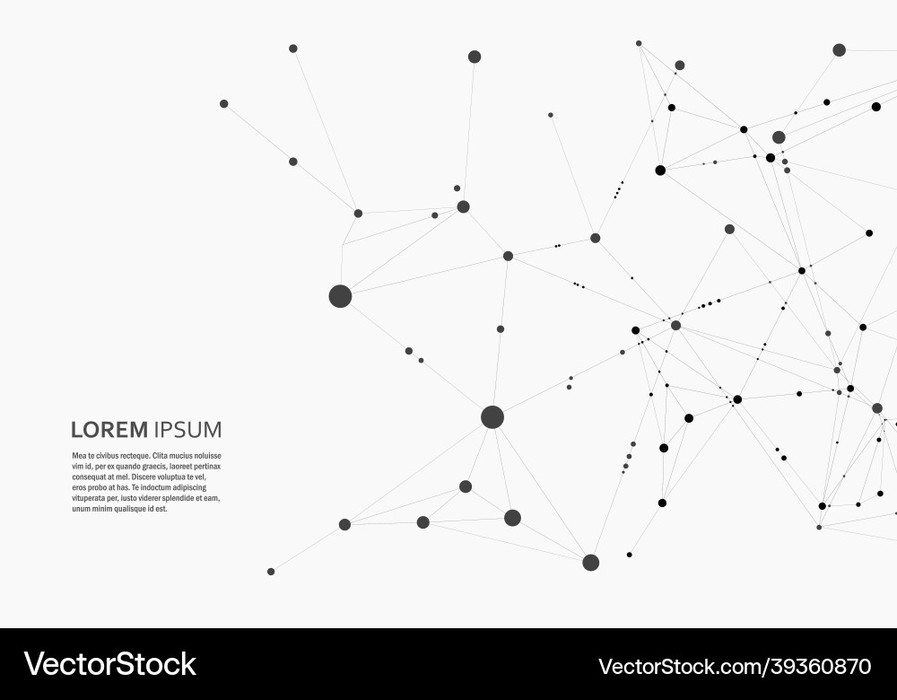 Polygonal abstract background with connected line Polygonal abstract background with connected line vector image