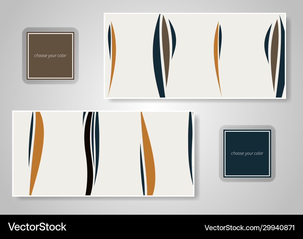 Abstract various colorful header set collection Abstract various colorful header set collection Vector Image