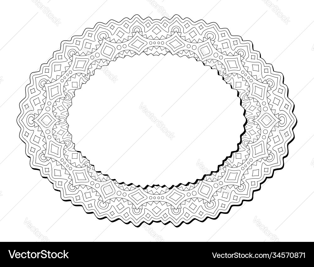 Linear abstract eastern pattern with copy space Linear abstract eastern pattern with copy space vector image