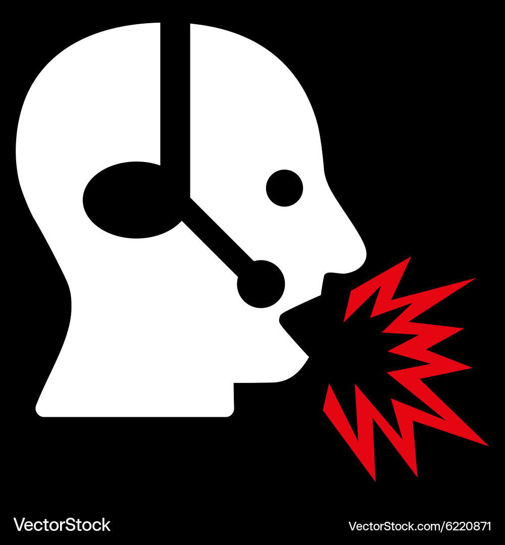 Operator message icon vector image