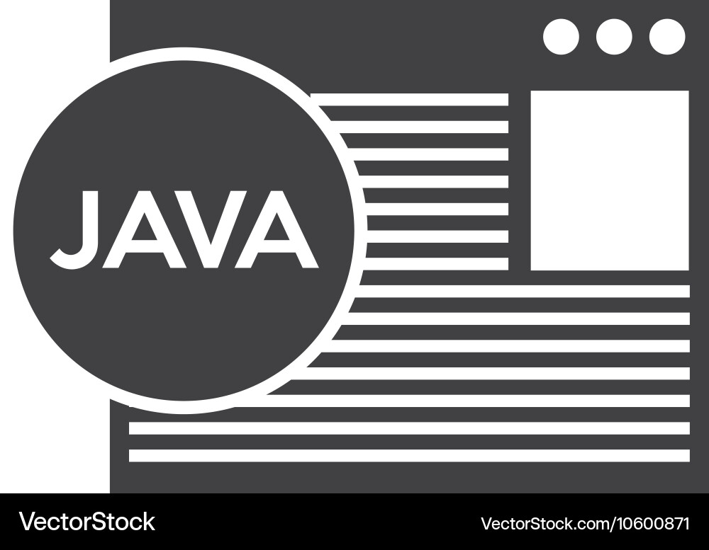 Programming language isolated icon vector image