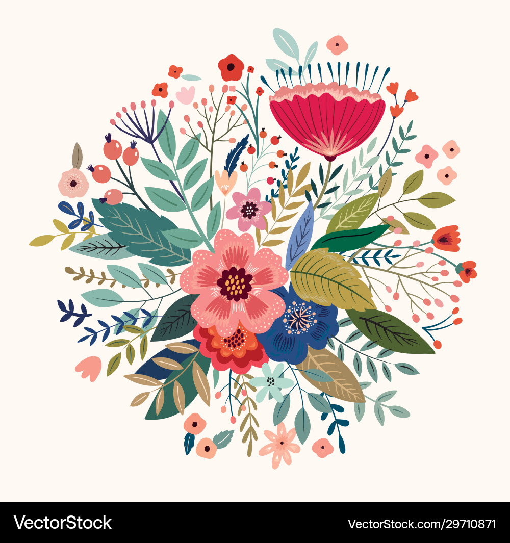 Spring invitation card Royalty Free Vector Image