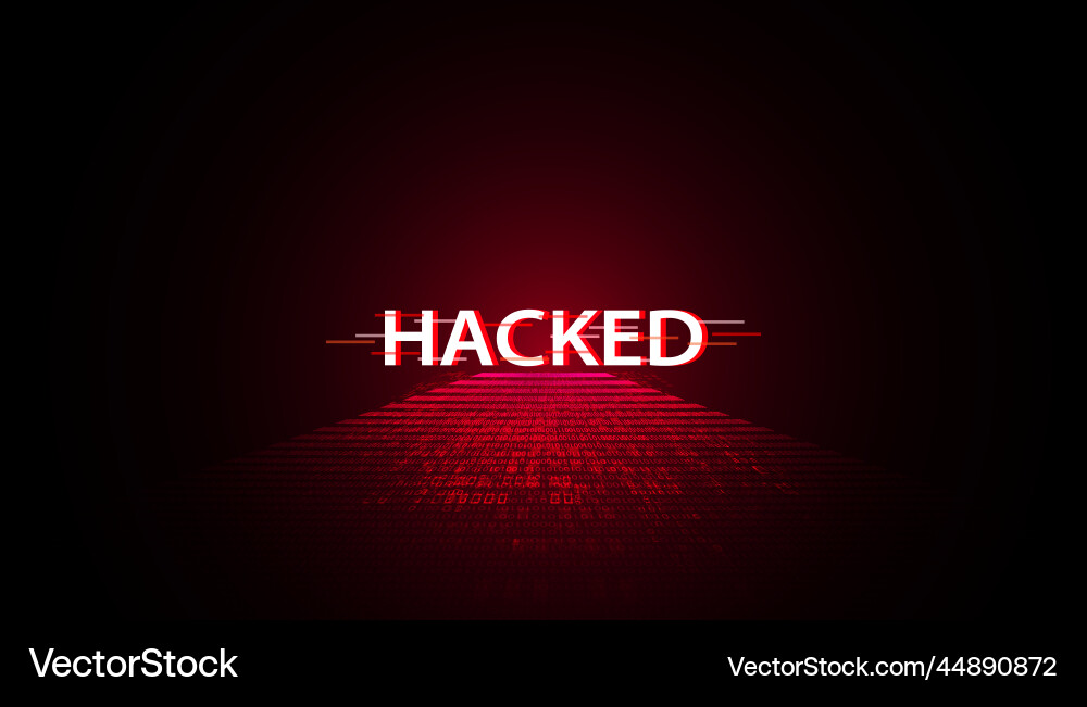 Abstract word signal or are warned that it has Vector Image