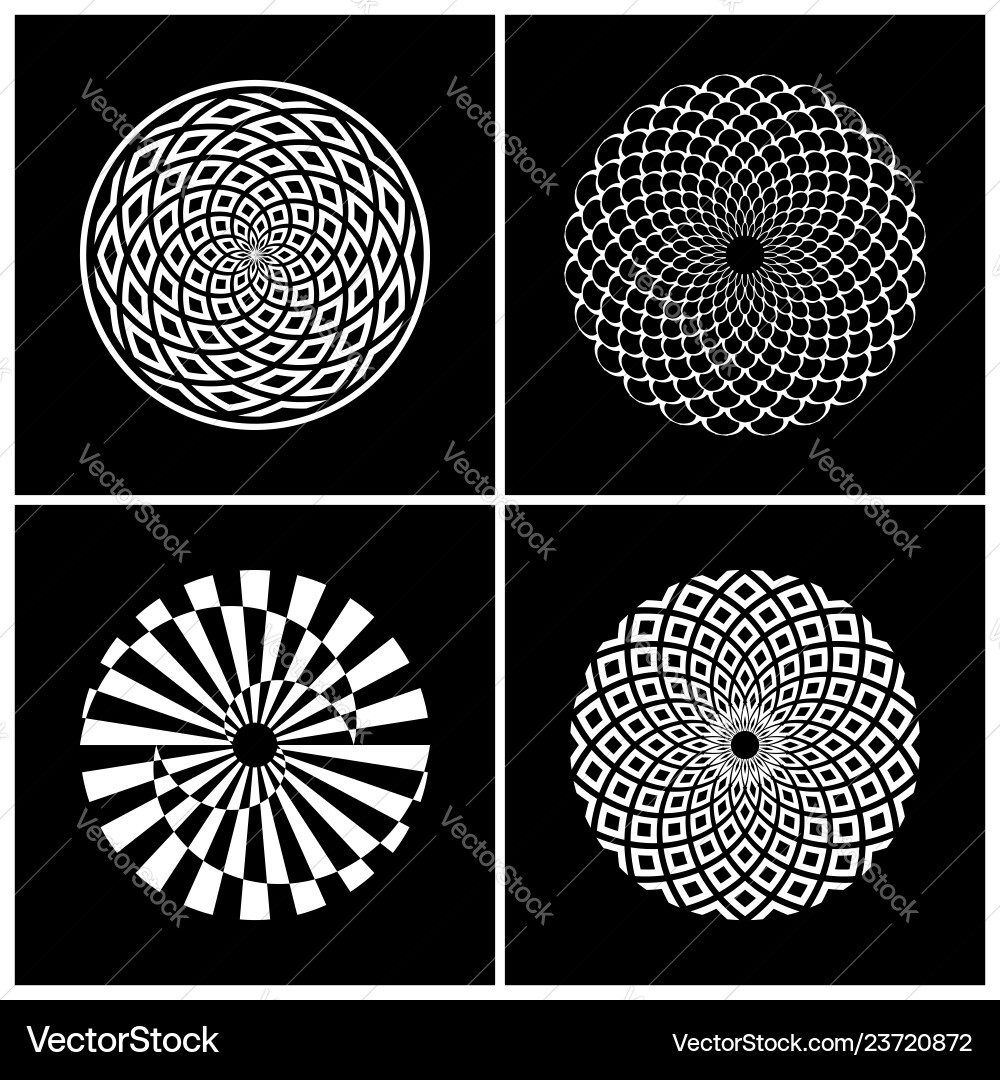 Circle design elements Circle design elements vector image