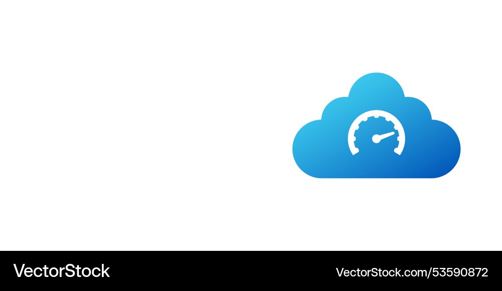 Internet connection quality check icon speed test vector image