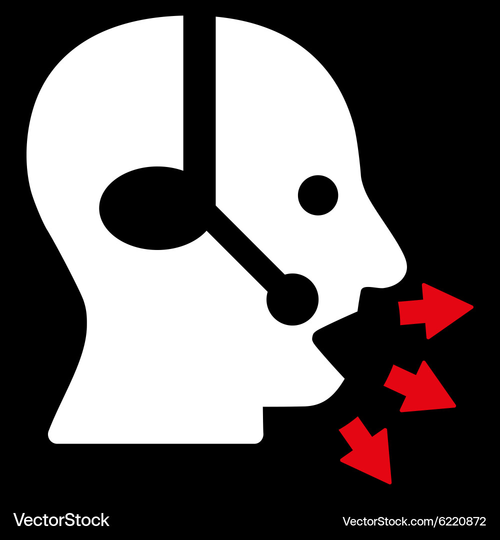 Operator message icon Vector Image