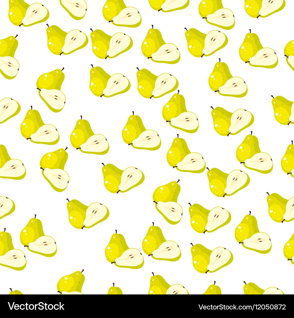 Pear lime and slice Vector Image