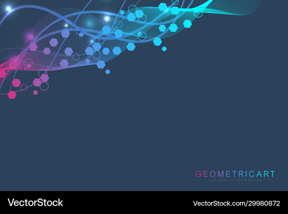 Science network pattern connecting lines and dots Science network pattern connecting lines and dots vector image