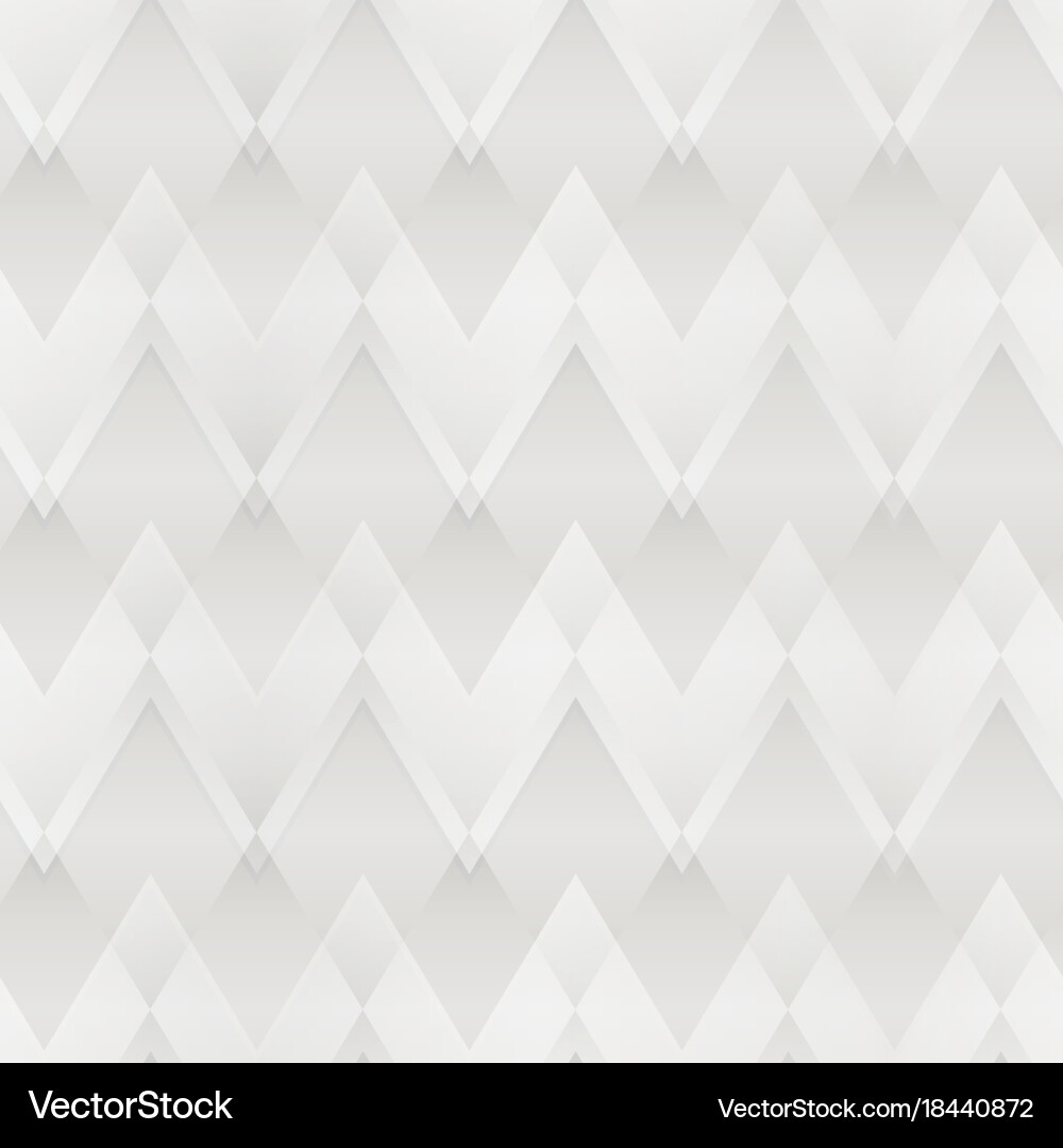 White zigzag seamless pattern vector image