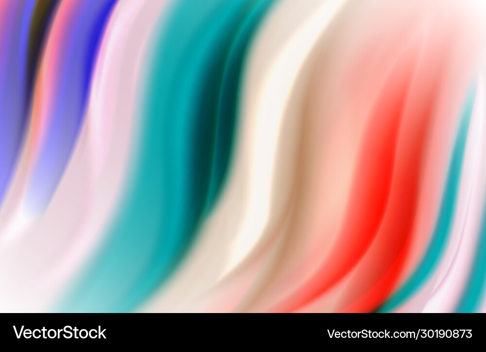 Abstract background - fluid color gradient waves Vector Image