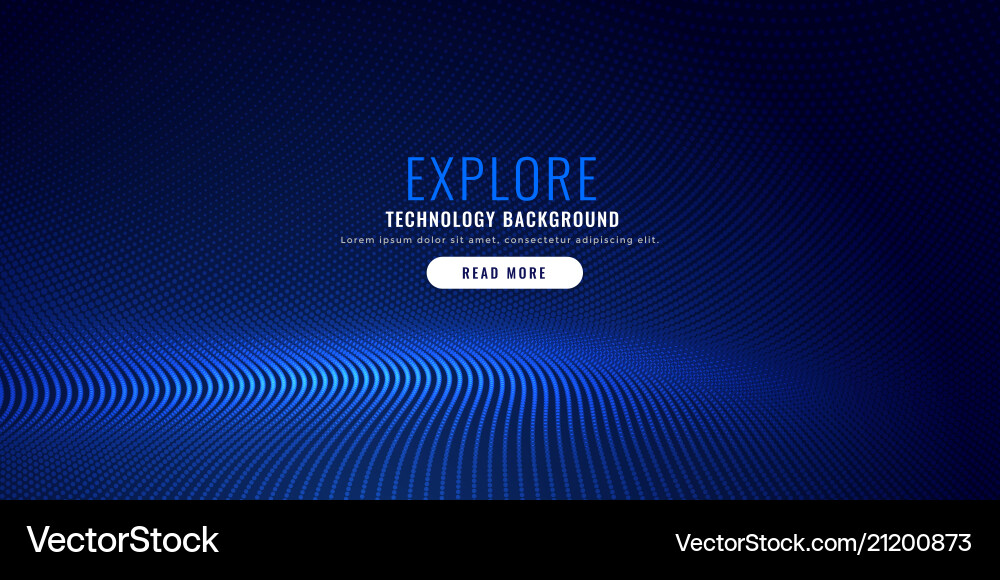 Dynamic Particle Mesh Background vector image