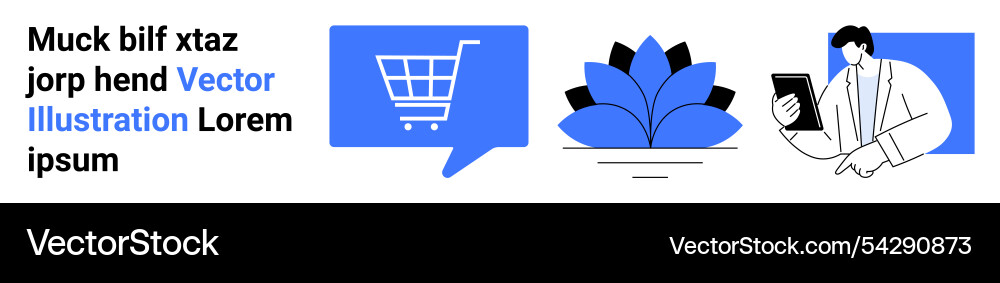 E-commerce and digital interaction concepts E-commerce and digital interaction concepts Vector Image
