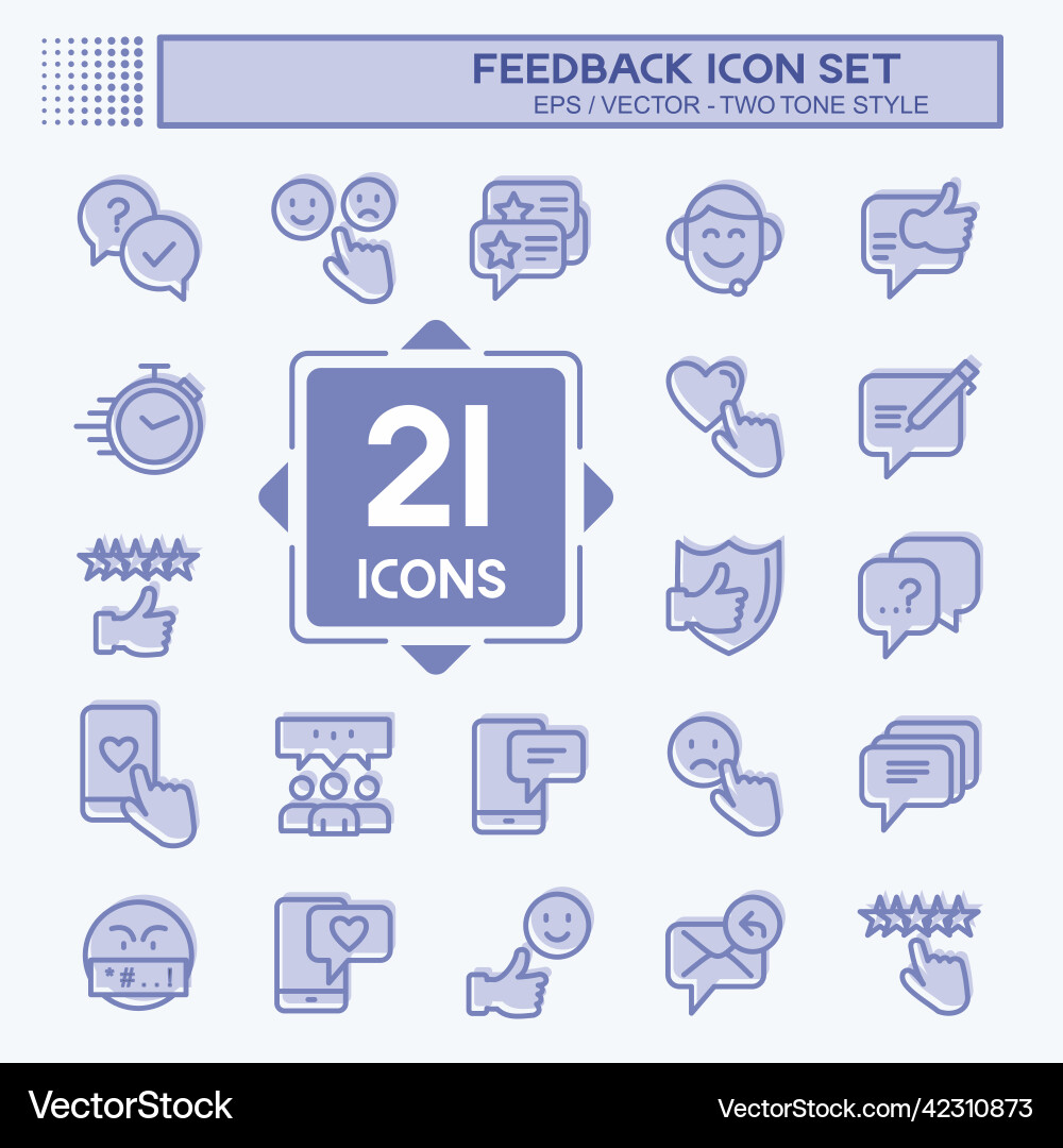 Feedback icon set suitable for web interface Feedback icon set suitable for web interface Vector Image