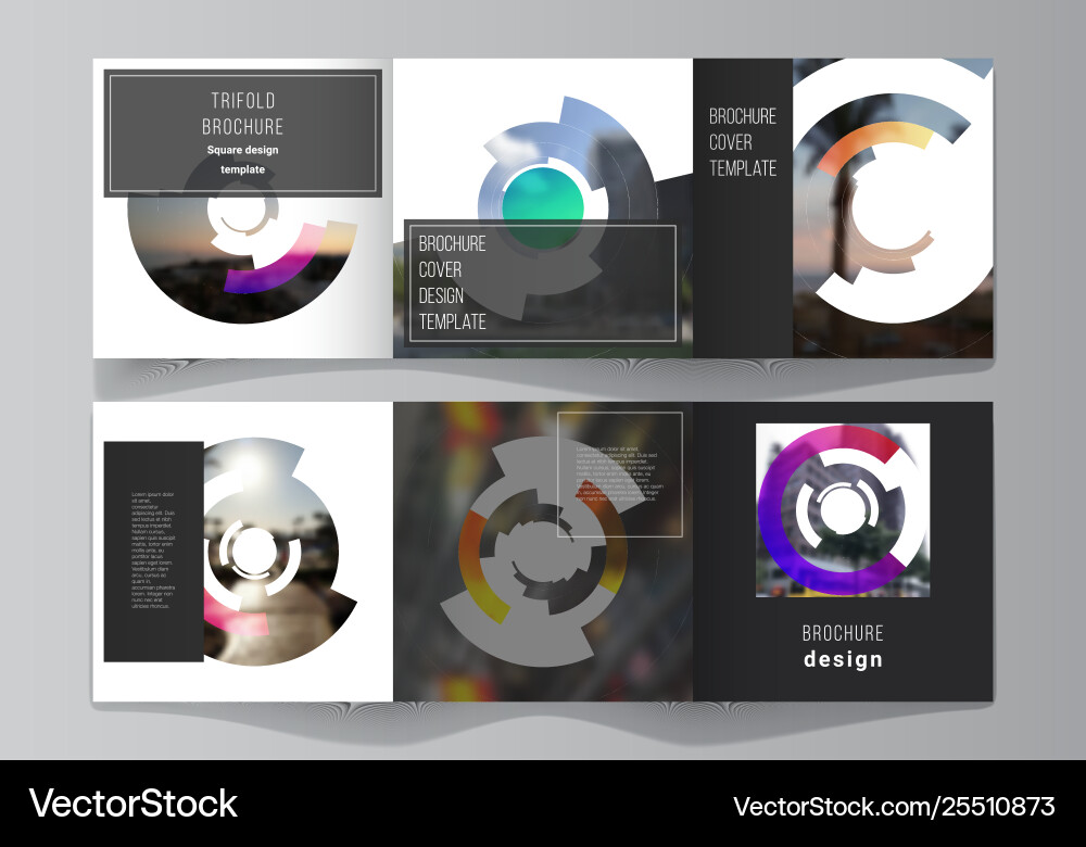 Minimal editable layout square Minimal editable layout square vector image