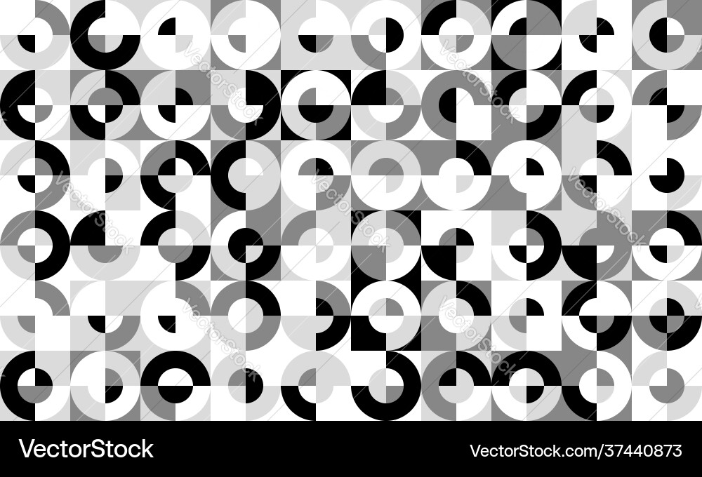 Simple geometric pattern bright color vector image