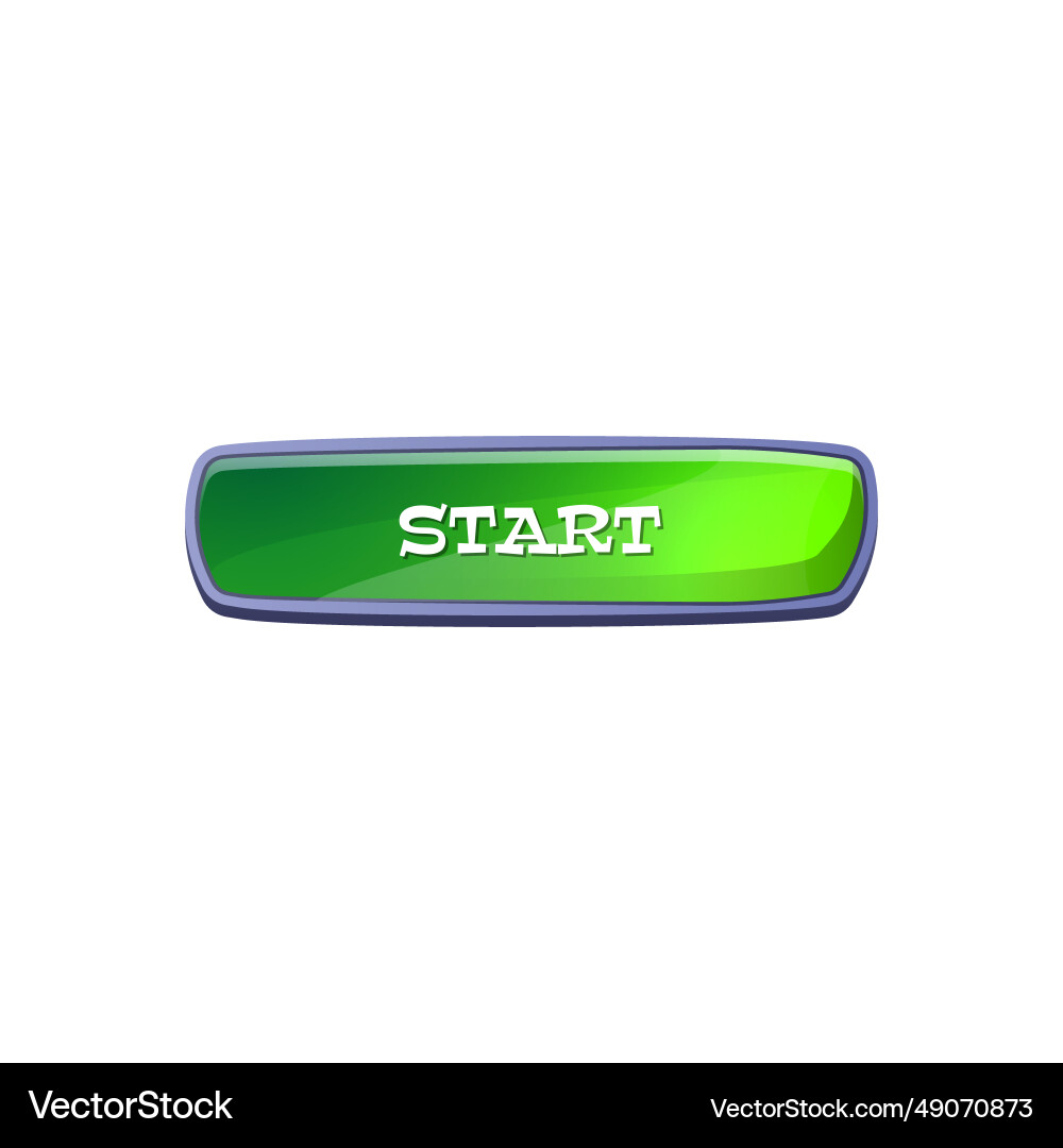 Start-Taste Spiel ui element Start-Taste Spiel ui element vektorbild