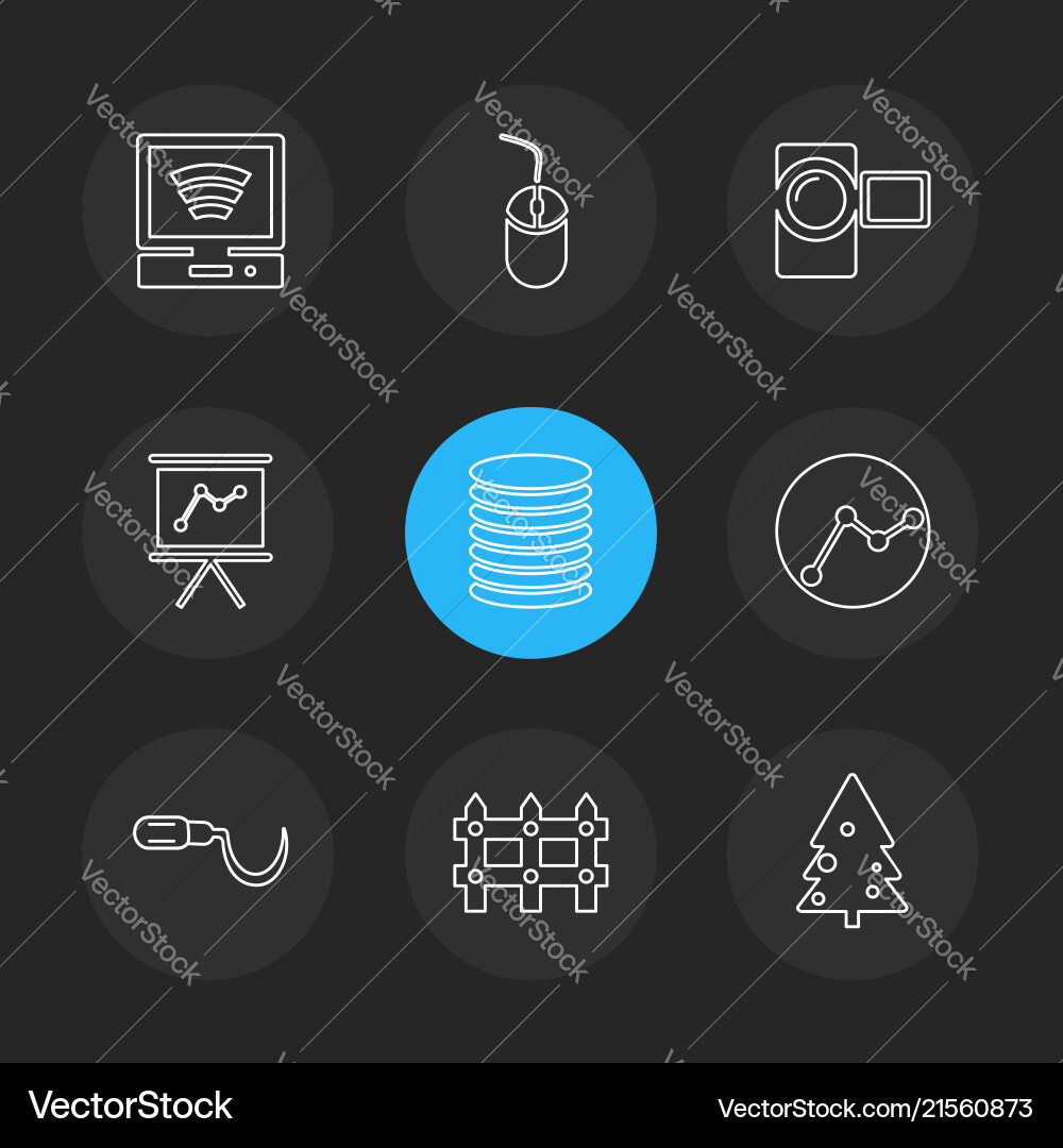 Wifi internet connectivity pie chart network vector image
